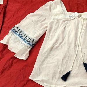 Parallel Skies Beautiful Cotton Blouse